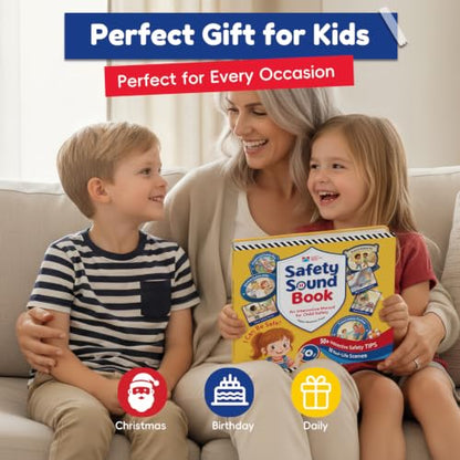 Safety Sound Book for Toddlers, Interactive Educational Toy