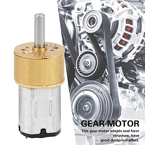 N20 DC Gear Motor 6V 600RPM 14mm D Shaft 2PCS