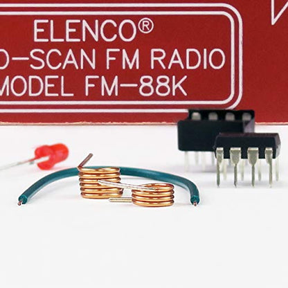 Elenco FM Radio STEM Electronics Soldering Kit for Kids Ages 12+