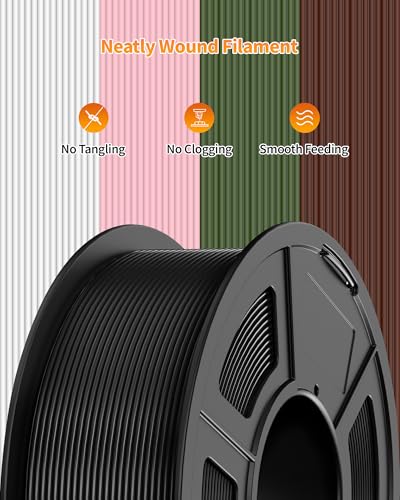 TECBEARS PLA+ Filament 1.75, 10kg Bundle, Multicolors, F1002 - color: 10kg Black, White, Olive Green, Beige, Purple, Orange, Blue, Pri-yellow, Sakura Pink, Brown