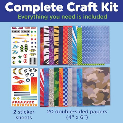 Creativity for Kids Paper Airplane Kit, Make 20 Airplanes - style: Mini Kit- 20 Airplanes