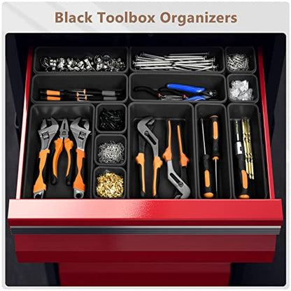 A-LuGei 【𝗠𝗶𝗹𝗶𝘁𝗮𝗿𝘆 Grade】 Tool Box Organizer Garage Organization - size: 69pcs-5 Size