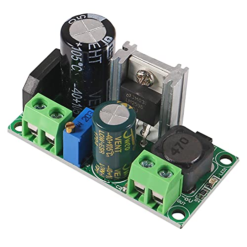 UMLIFE 2PCS 3.3V 5V 6V 9V 12V 24V Mini AC DC to DC Buck Step Down Adjustable Volt Converter - color: 2PCS