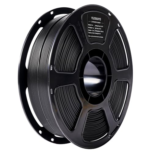 PLA Plus Filament 1.75mm Black 1KG (2.2lbs), Stronger and Durable - color: Plus Black