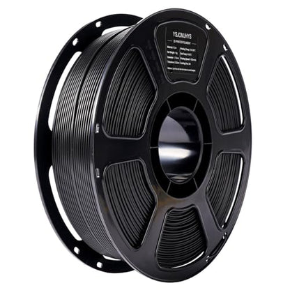 PLA Plus Filament 1.75mm Black 1KG (2.2lbs), Stronger and Durable - color: Plus Black