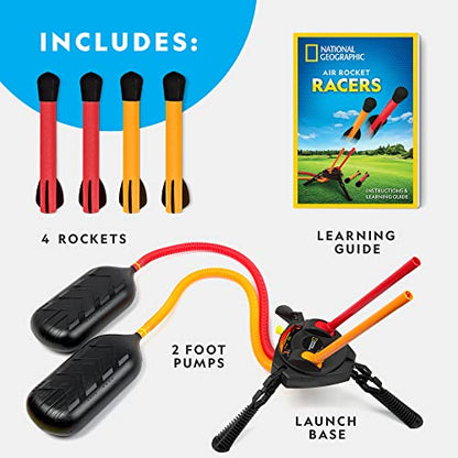 National Geographic Dueling Air Rocket Launcher Outdoor Toy for Kids - style: Air Rocket Racers
