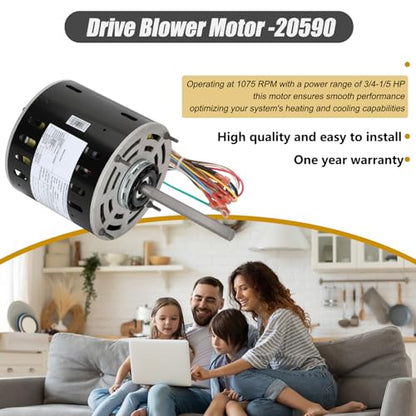 20590 Furnace Air Handler Blower Motor