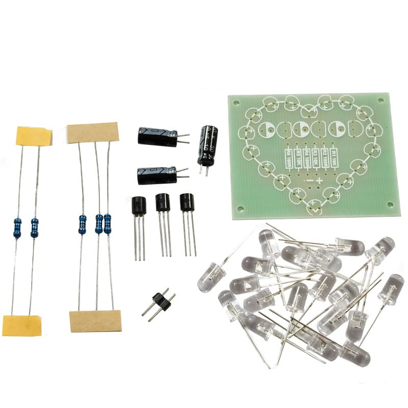 tingbowie Soldering Practice Kit – DIY Electronic Soldering Project Training Board for Beginners - size: Medium to Large