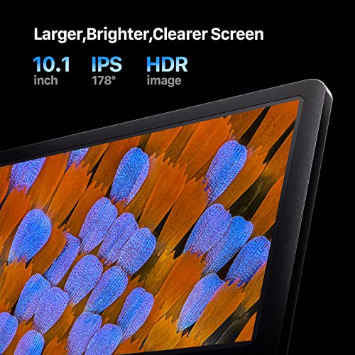 TOMLOV DM602 Pro 3 Lens 10.1" HDMI Digital Microscope 2000X, Boom Arm Stand - color: Brown