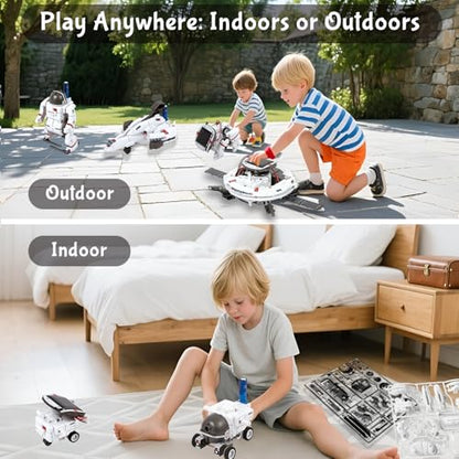 6-in-1 Solar Robot Building Kit for Boys Aged 8-13, Educational Robotic Toys for Kids, Science Kits STEM Toys Birthday Gifts for 8 9 10 11 12 Years Old Boys Girls Teens - color: White