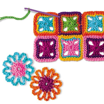 4M Knitting & Crochet Kit for Kids Ages 8-12 – Learn to Knit with French Knitting Reel, Crochet Hooks, Yarn, Scarf & Handbag Projects, Beginner Craft Set for Girls and Boys, STEM Arts & Crafts Gift - style: Knitting & Crochet