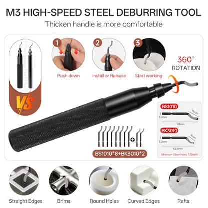 132Pcs 3D Printer Tools Kit with TPU Storage Case,3D Printer Accessories