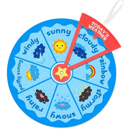 Marspark Weather Wheel, Educational and Learning Activities for Kids - style: Weather