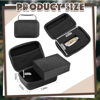 Relaxweex Hard Case with Foam, 7.1 X 4.7 X 3.1 Inch, Black - color: Black, size: 7.1 x 4.7 x 3.1 inch