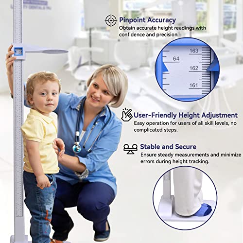 Tetuga Height Measurement Portable Stadiometer Chart Rod for Kids 8-82 in
