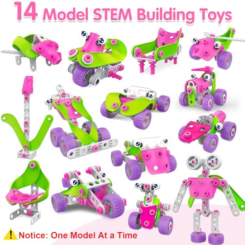 Tsomtto Educational STEM Toys for 4 5 6 7 8+ Year Old Girl Birthday Gifts