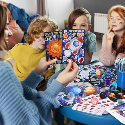 BenLouis 108Pcs Outer Space Stationery Set Party Favors for Kids