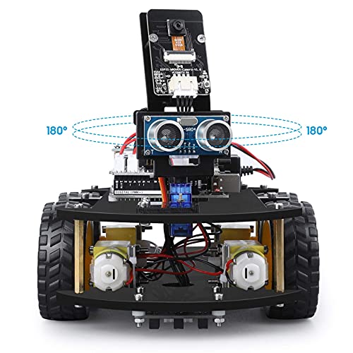 ELEGOO UNO R3 Project Smart Robot Car Kit V4.0 Upgraded 37 in 1 Sensor Modules Kit 120pcs Multicolored Dupont Wire …
