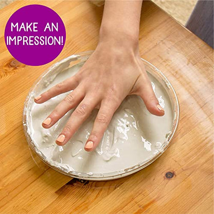 Creative Roots Paint Your Own Stepping Stone Kit, Handprint - style: Handprint