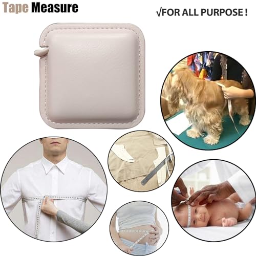 Tape Measure for Body Measuring Medical Body Cloth Tailor Craft Dieting Measuring Tape, 79 Inch/2 M Dual Sided Retractable Measuring Tape for Body Fabric Sewing Measurements Square(Pink) - color: Pink 2 M 1 pack