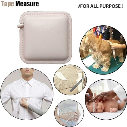 Tape Measure for Body Measuring Medical Body Cloth Tailor Craft Dieting Measuring Tape, 79 Inch/2 M Dual Sided Retractable Measuring Tape for Body Fabric Sewing Measurements Square(Pink) - color: Pink 2 M 1 pack