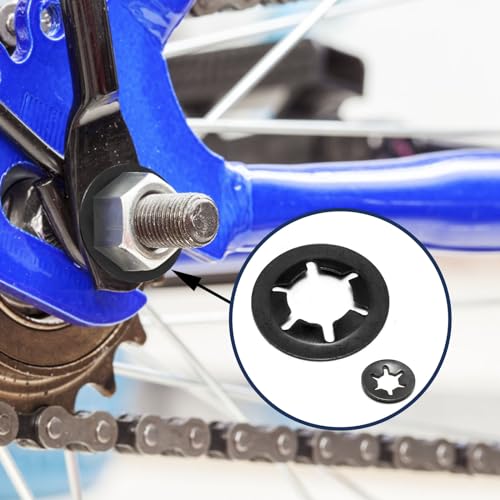 Internal Tooth Starlock Washers Push Nut Assortment (M2.5-M12) 500Pcs - size: Internal Tooth Star Lock Washers