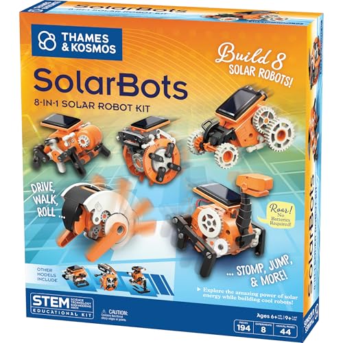 T&K SolarBots: 8-in-1 Solar Kit | Sustainable Energy Set