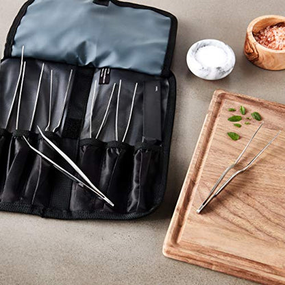 Mercer Culinary Deluxe 10 Piece Plating Tongs Kit - size: 10-Piece Deluxe Plating Kit