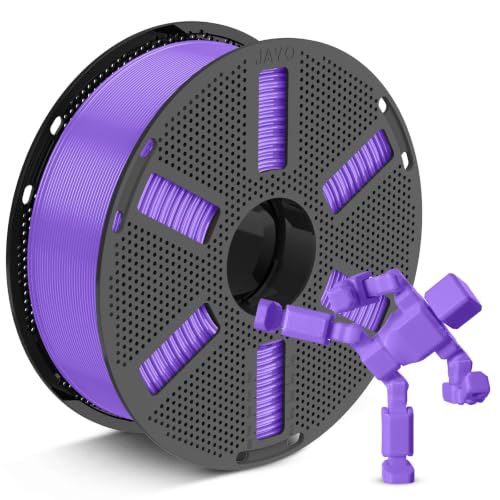JAYO PETG 3D Printer Filament 1.75mm, 1.1kg Reusable Spool, Purple - color: 1.1kg Vibrant Orange
