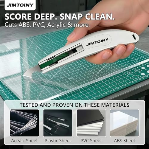 Plexiglass Cutter Acrylic Cutter Tool, 23 Blades, Score-Snap