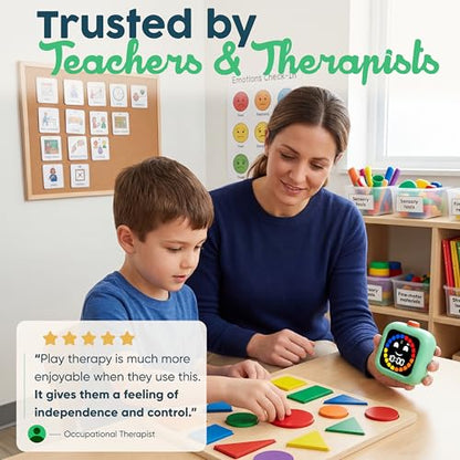 Digital Visual Timer for Kids - Calmer Routines & Transitions - color: Green