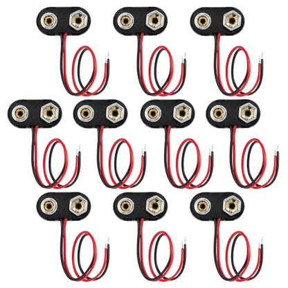Battery Connector + 2N3904 Transistor + 1/4W Resistor Kit
