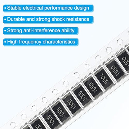 PATIKIL 2512 Surface Mount Device Chip Resistor Kit, 20Pcs 100 Ohm 1% Tolerance 1W DIY Resistor Ceramic Resistance Assortment Kits for Electronic Products - style: 100 Ohm
