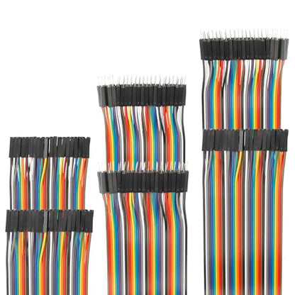 Dupont Jumper Wire Kit, 20cm, 120-Pin, Multicolored