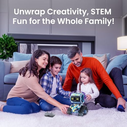 Sillbird Robot Building Kit with Remote Control STEM Gifts for Boys 8-12