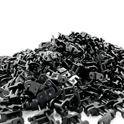 1500PCS Technical Chain Link Tread Compatible with legoes 3711 and Other Brands Build Custom Tracks Vehicles Tank Track(Black) - color: Black 1500pcs