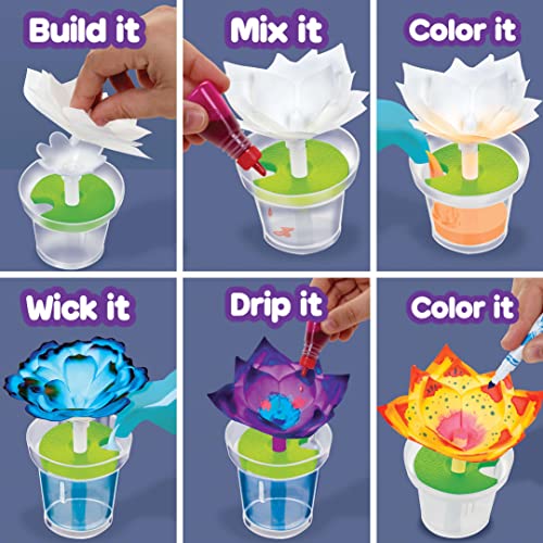 Crayola Paper Flower Science Kit, Color Changing Flowers, Gift for Kids Ages 7, 8, 9, 10 (Pack of 2) - size: small to medium (Pack of 2)