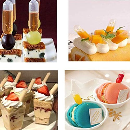 Plastic Dropper Liquid Dropper 4 ml for Party Cupcake, 60PCS