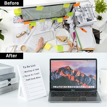 Desktop Dry Erase Board, Small Whiteboard with Stand - size: 6"W x 8.3"H, style: To Do List