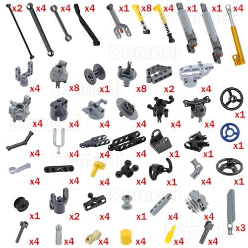 Domoni 169PCS Technic MOC Expansion Kit,Building Blocks Sets DIY