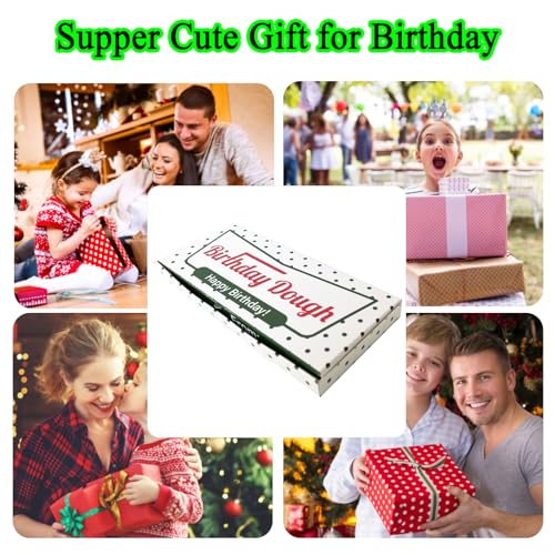Birthday Dough Money Gift Box – Funny Cash Holder, Gift Card Envelope Alternative, Gag Gift Box for Friends, Women, Men, Birthday Gifts - 2 Pack - color: 2 Pack Birthday1