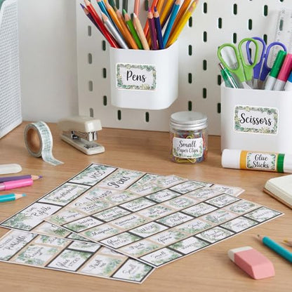 Frienda 84 Pcs 4 Sheet Classroom Toolbox Labels for Teacher,Fresh - style: Fresh