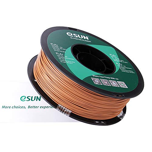 eSUN PLA PRO (PLA+) 3D Printer Filament, Dimensional Accuracy +/- 0.03 mm, 1kg Spool, 1.75mm, Light Brown - color: Light Brown