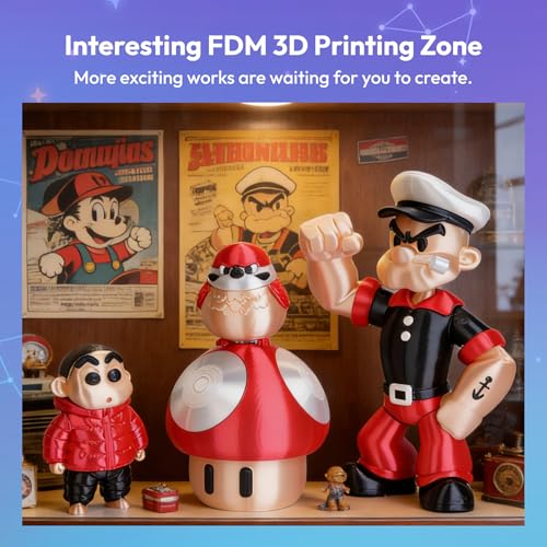 AMOLEN Silk PLA 3D Printer Filament 1.75mm 200g x 4 Spools Bundle, Beige/Red/Black/White High Gloss Metallic PLA for Anime Classic Game Hero, Dimensional Accuracy +/- 0.02mm - color: Black/White/Beige/Red