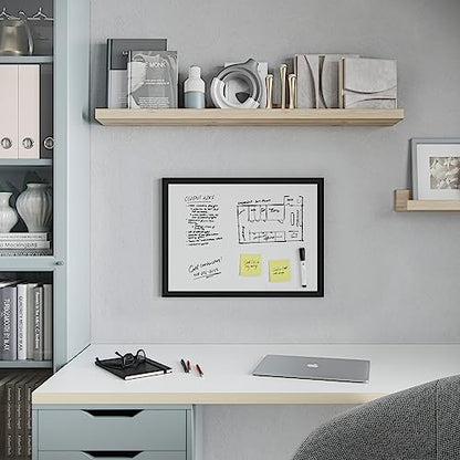 U Brands Magnetic Whiteboard, White Board Dry Erase Board for Wall, 24 x 18 - size: 23"W x 17"H