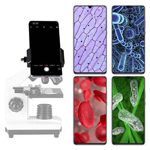 Smartphone Camera Adapter - Microscope Eyepiece Tube 23.2mm, Built-in 16X Microscope Eyepiece