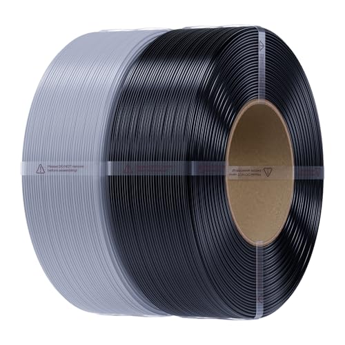 Creality PETG Filament Refill 1.75mm, Black & Gray, 2-Pack - color: 2*1kg Black & Gray