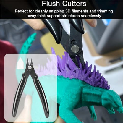 14Pcs 3D Printer Deburring Tool Kit with Bag 3D Print Deburring Tool Set - size: Deburring Set