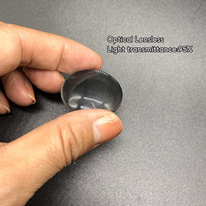 5PCS X Optical Glass Lens Without Edge Dameter 19.3MM Flat-Convex Lens, Focusing LED Convex Lens (Φ19.3mm*H4.5*F37) - size: Φ19.3mm*H4.5*F37