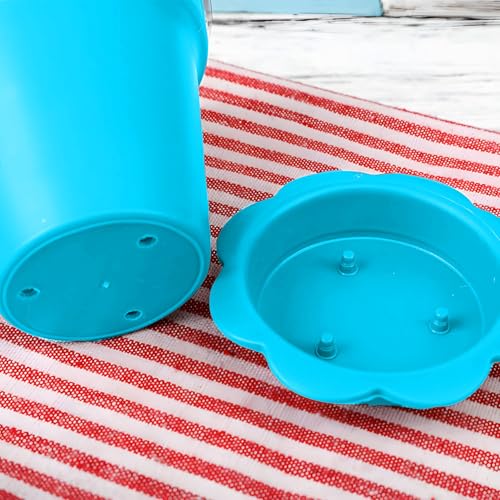 20 Pcs Nursery Pots with Humidity Dome, Cupcake Plant Nursery Pots with Bring A Plate and Shovel, Planting Cups for Seeds for Indoor Gardening and Plant Propagation(Blue) - color: Blue